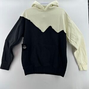 Aire Libre Mountain Hoodie Bone/Black Size M NWT Colorblock‎ Pullover